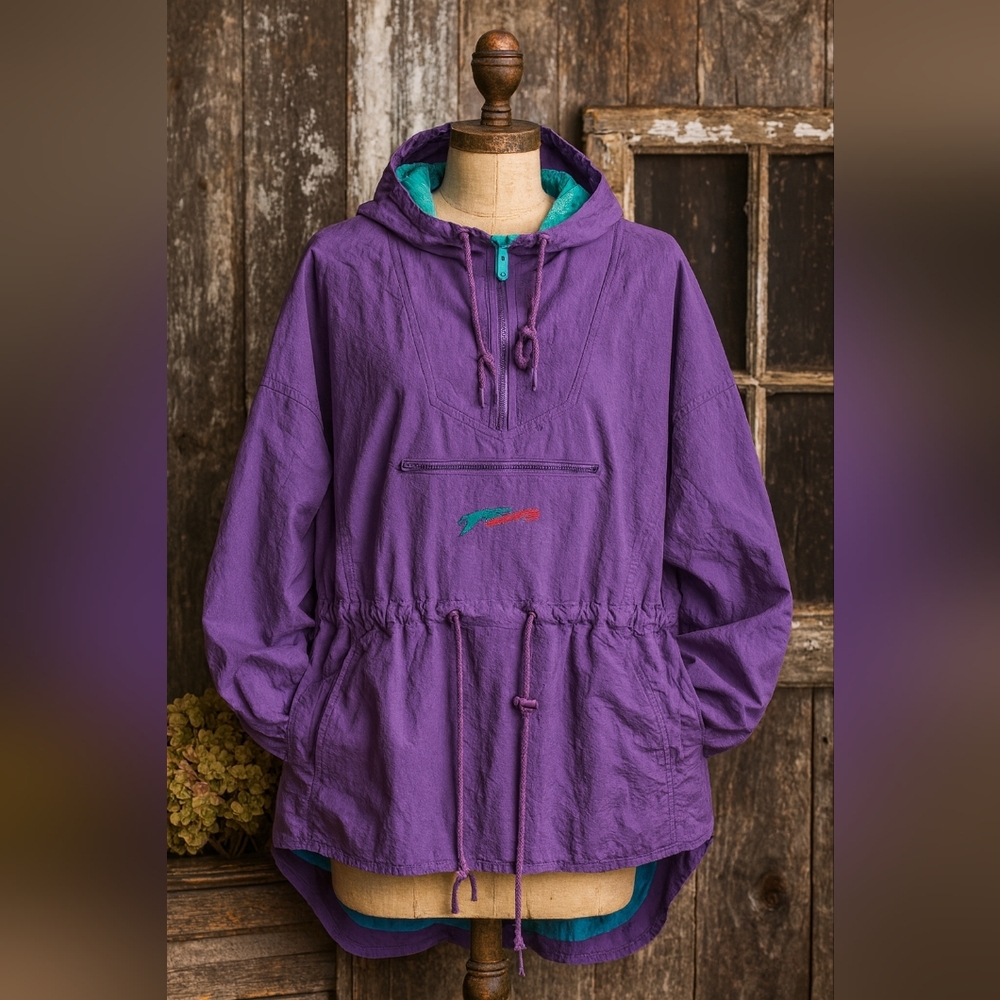 Vintage Brooks Hooded Windbreaker Jacket